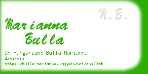 marianna bulla business card